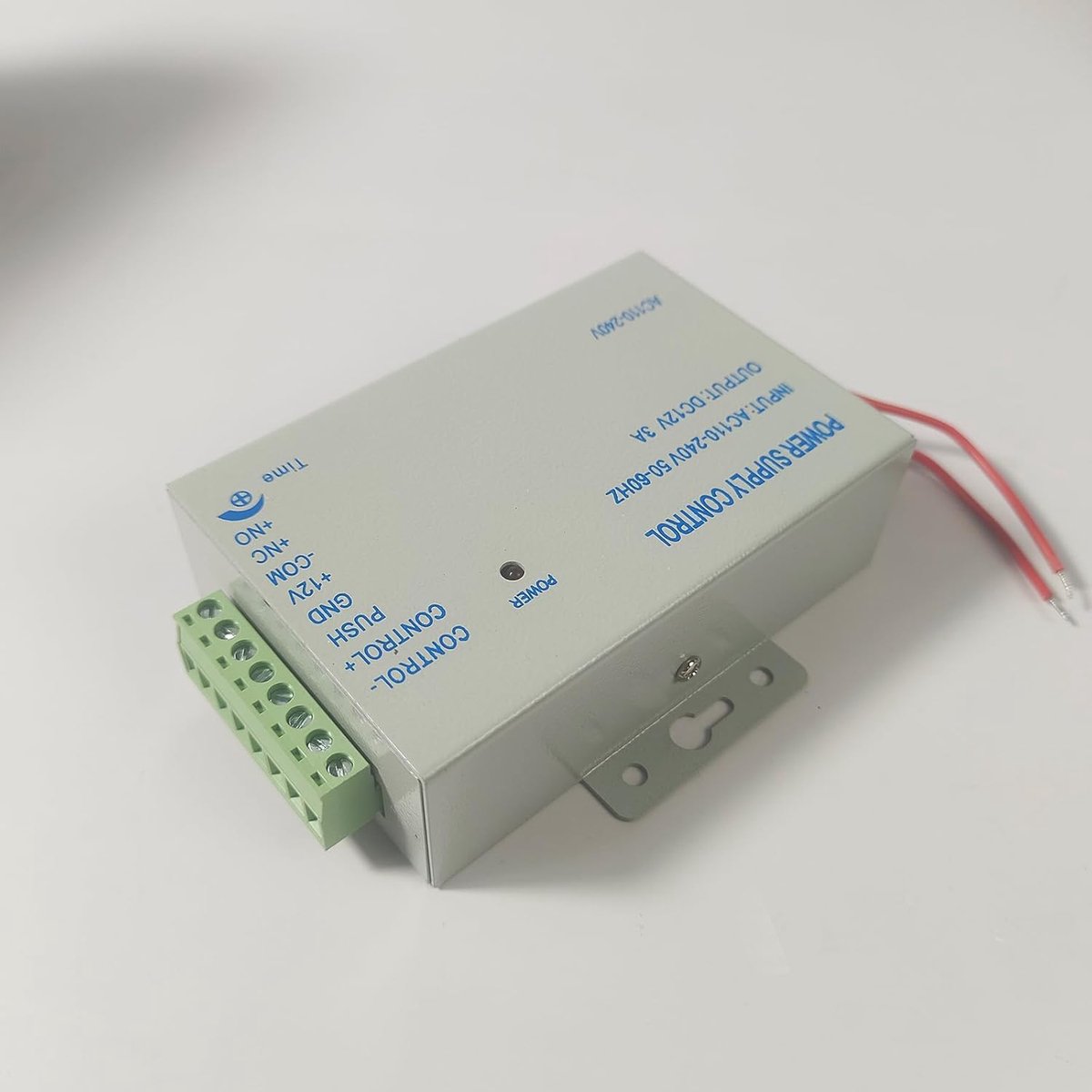 Instelbare aan/uit-schakelaarvertraging voor toegangscontrolesystemen, videodeurbellen en intercoms