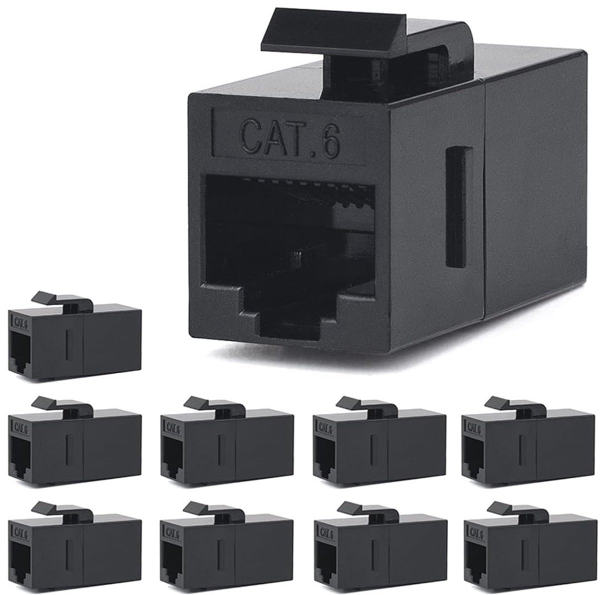 Cat6A Keystone Jack - RJ45 Afgeschermde Metalen Ethernet Module 10G Netwerkoplossing