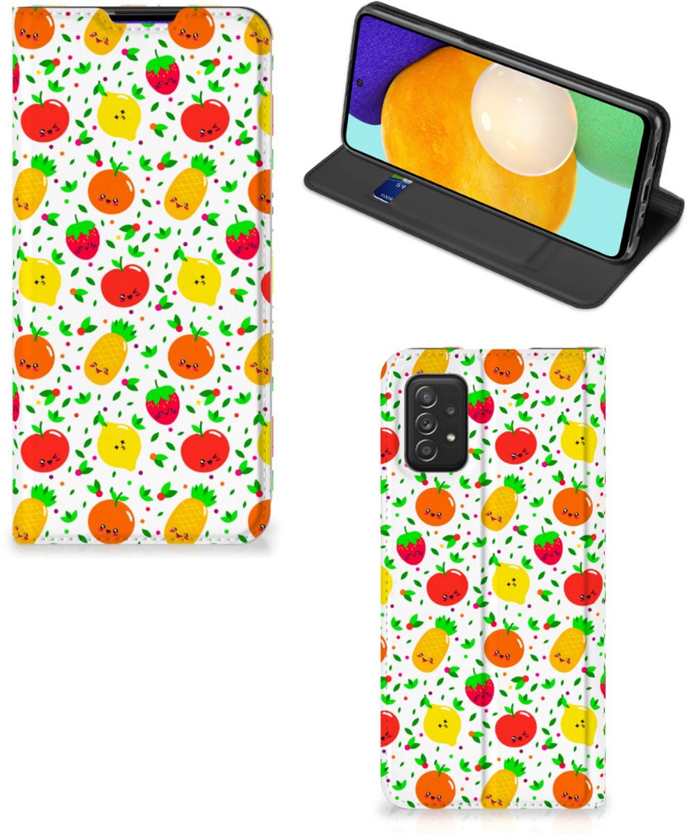 Samsung Galaxy A03s Flip Style Cover Fruits