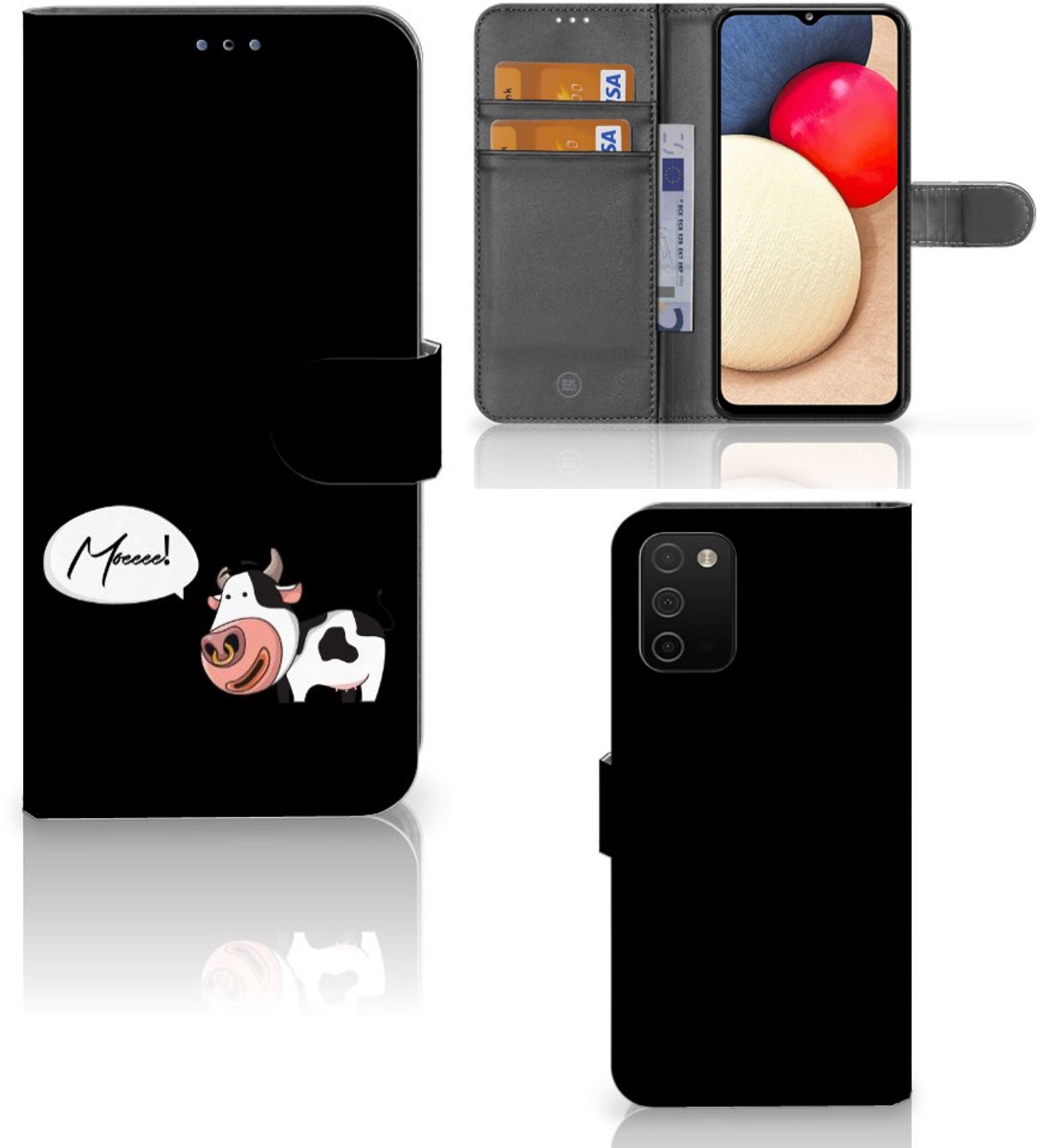 Samsung Galaxy A03s Leuk Hoesje Cow