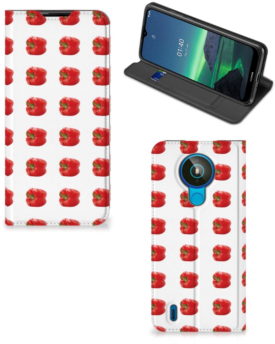 Nokia 1.4 Flip Style Cover Paprika Red