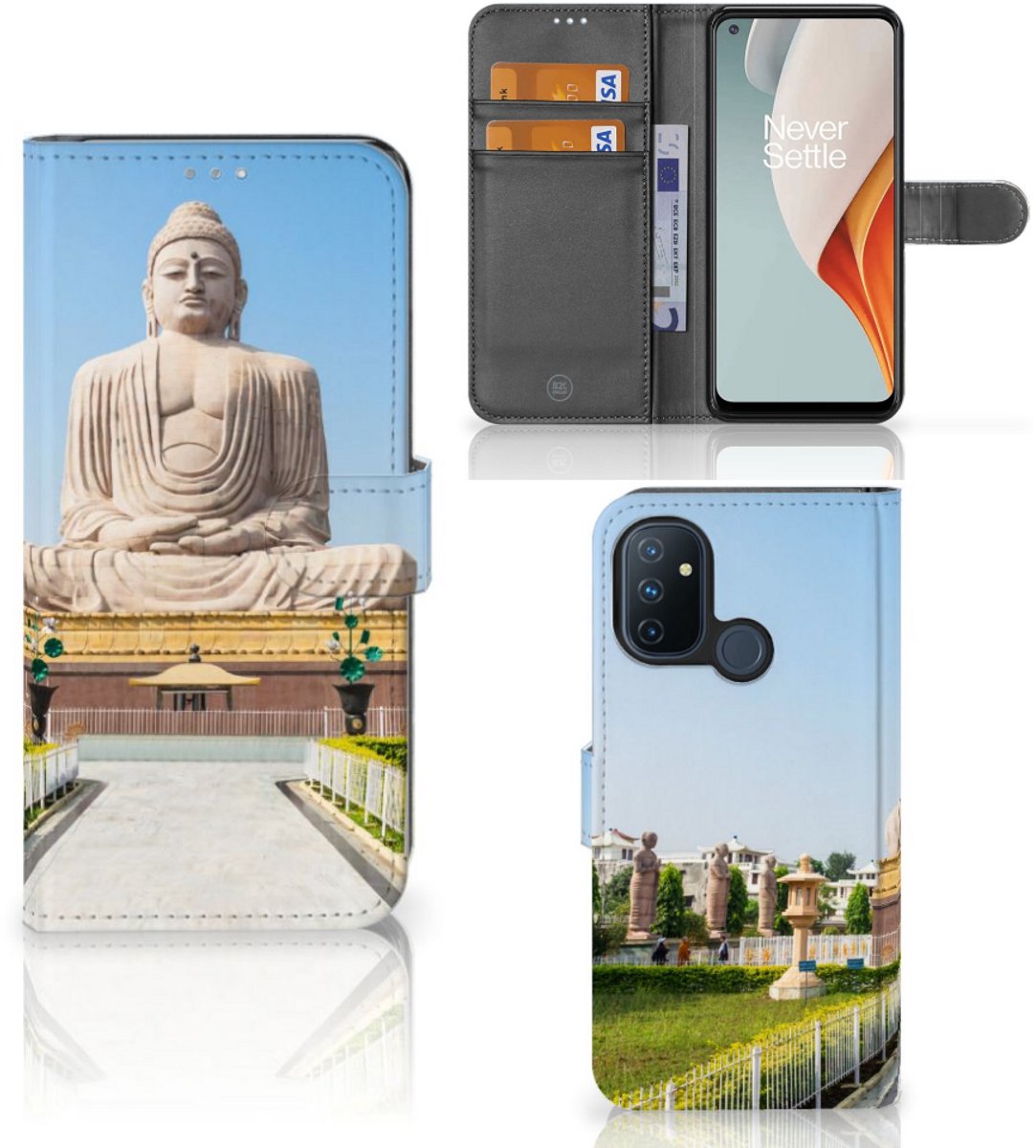 OnePlus Nord N100 Flip Cover Boeddha