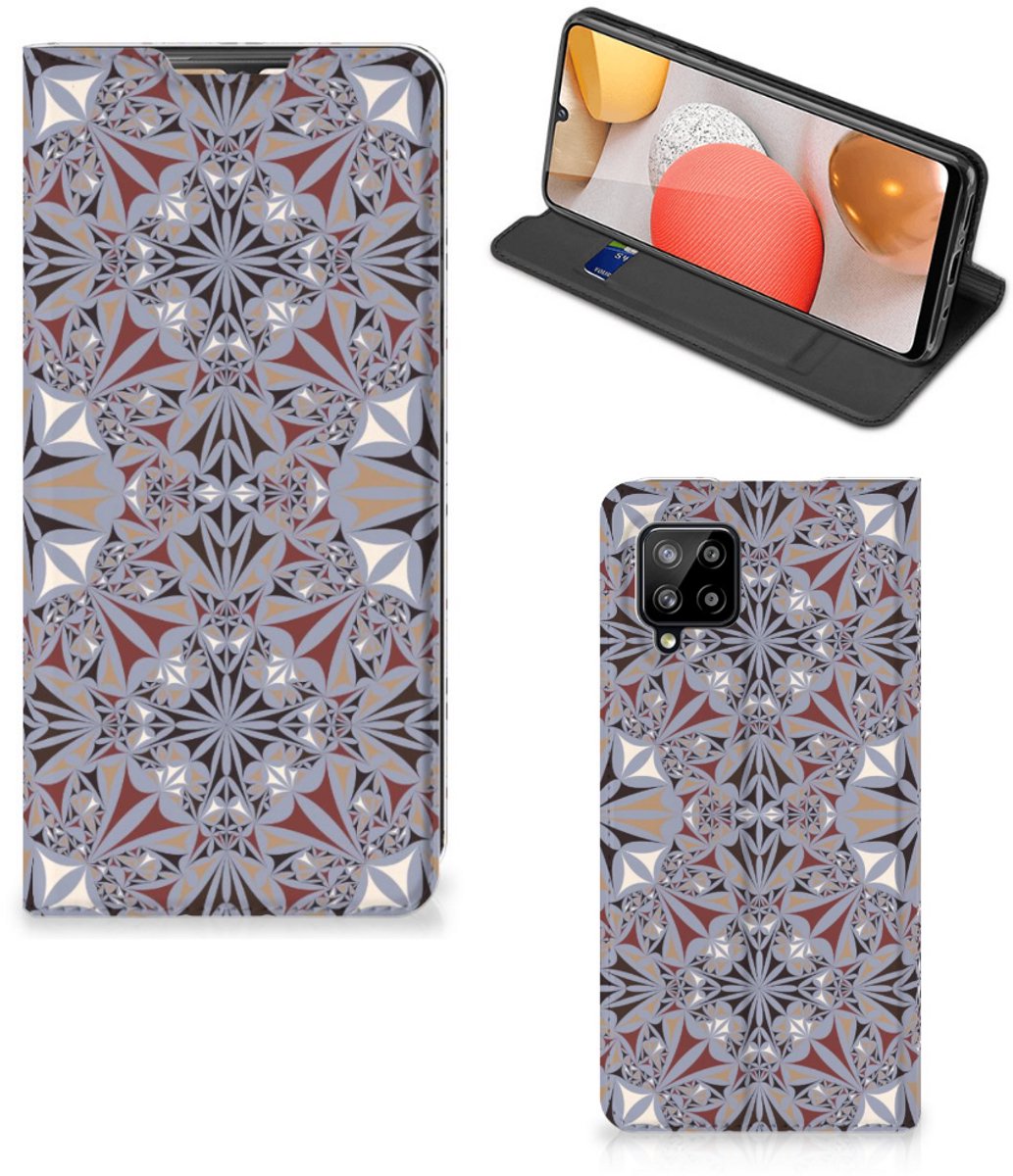 Samsung Galaxy A42 Standcase Flower Tiles