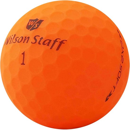 Premium selectie zachte golfballen - 24 stuks - oranje - matte afwerking - gebruikte golfballen - hoge kwaliteit van Merkloos — afbeelding 3