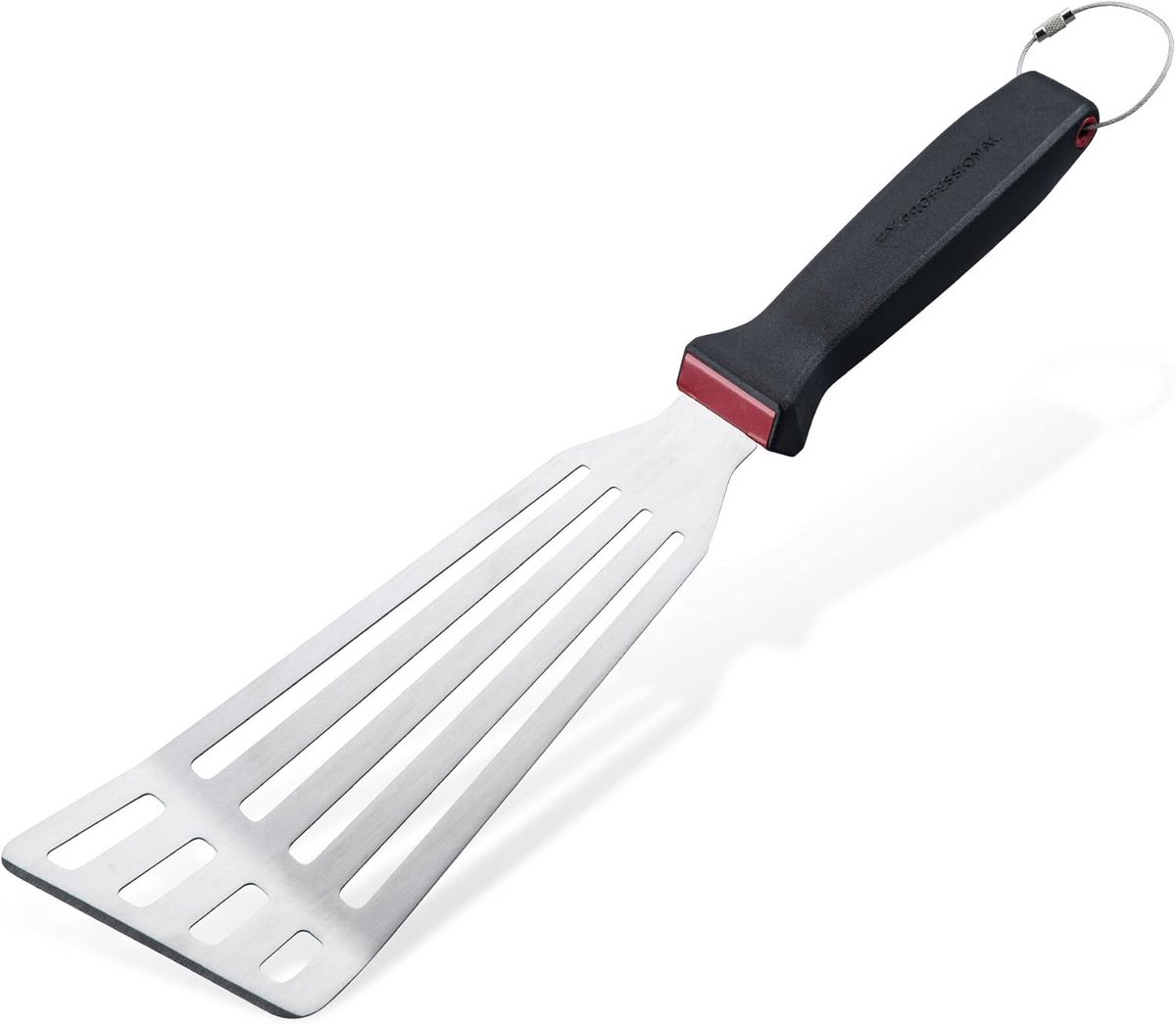 Flexibele grillspatel van roestvrij staal voor het grillen en serveren van gerechten