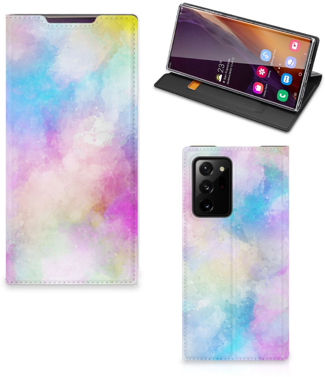 Bookcase Samsung Galaxy Note 20 Ultra Watercolor Light