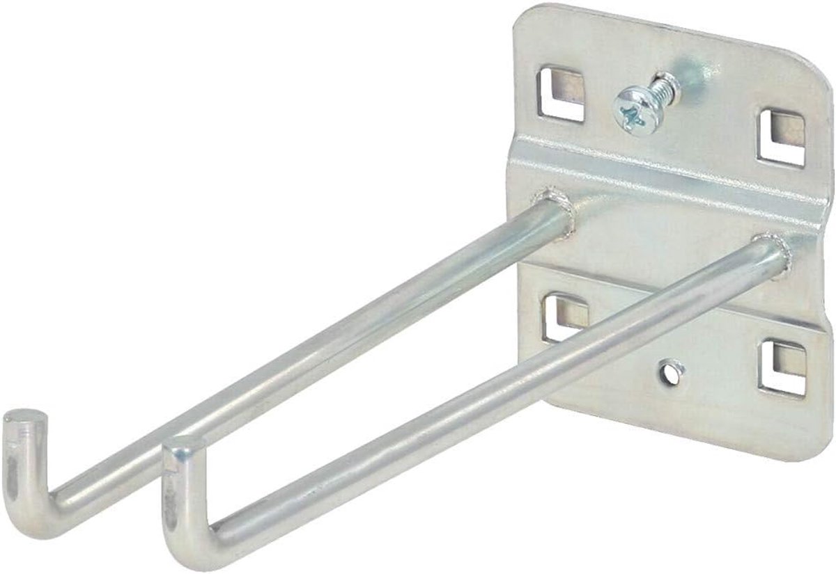 Dubbele gereedschaphaak met haaks omgebogen uiteinde Ø 6mm, 15mm voor montage en demontage