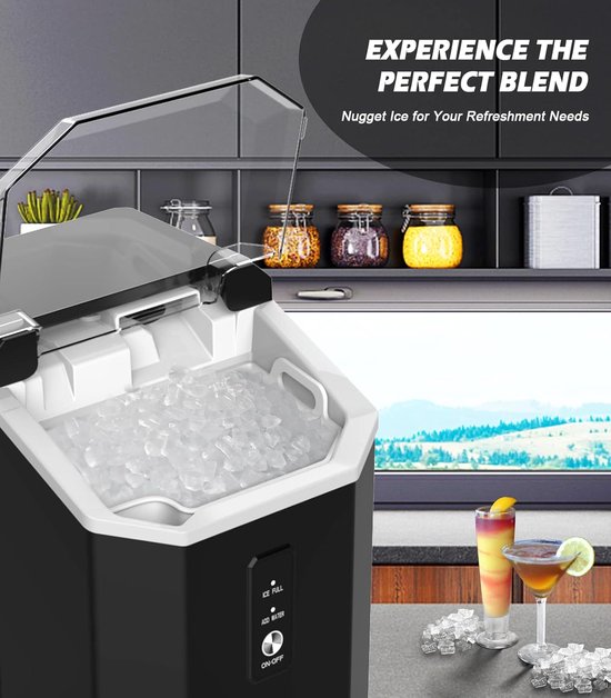 Draagbare IJsblokjesmachine - Snelle Crushed Ice Maker voor Thuis van Merkloos — afbeelding 2