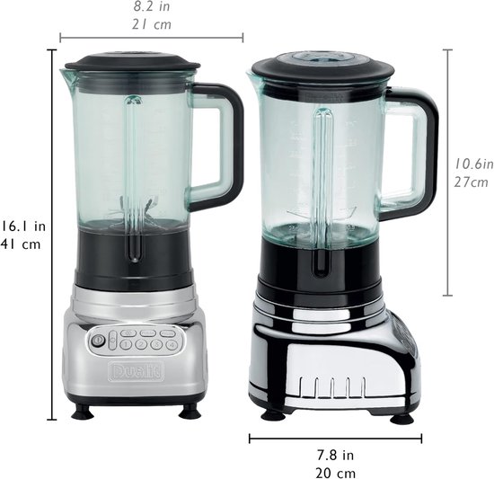 Elektrische Blender voor Smoothies en Soepen - 2L Capaciteit met 7 standen en IJs Crush — afbeelding 3