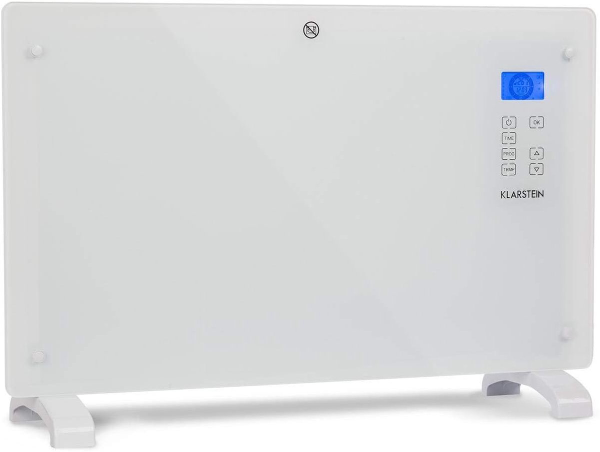 Convectieverwarmingstoestel met Glazen Paneel en Intelligente Thermostaat - Ideaal voor Comfortabele Ruimtes