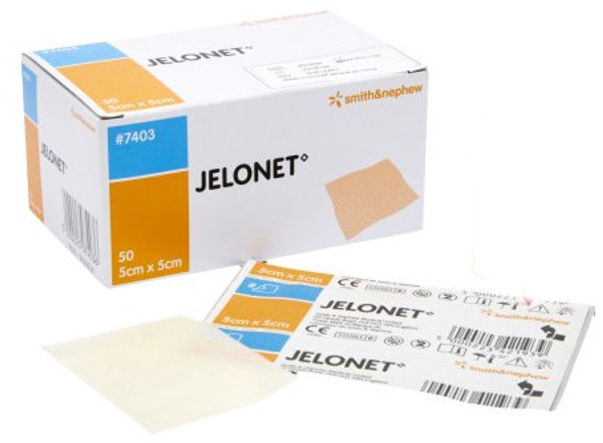Bol.com Jelonet Vetgaaskompressen 5cm x 5cm p/50 aanbieding