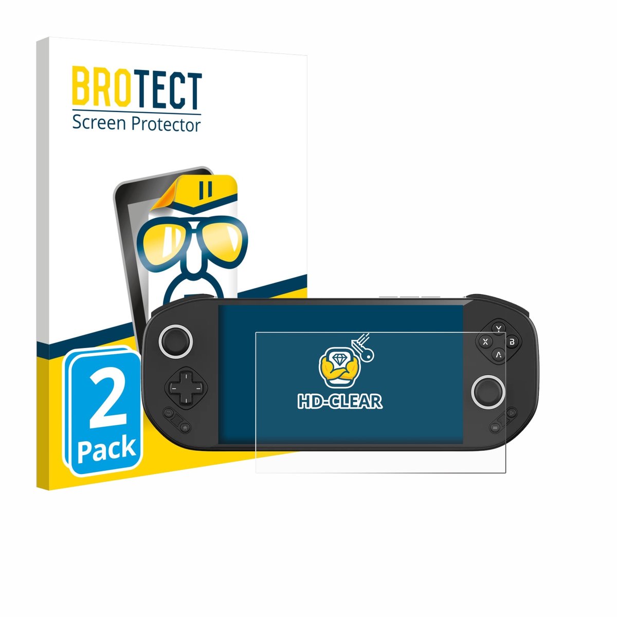 BROTECT - Screenprotector voor MANGMI Pocket Max - Folie Beschermfolie transparant 2 Stuks