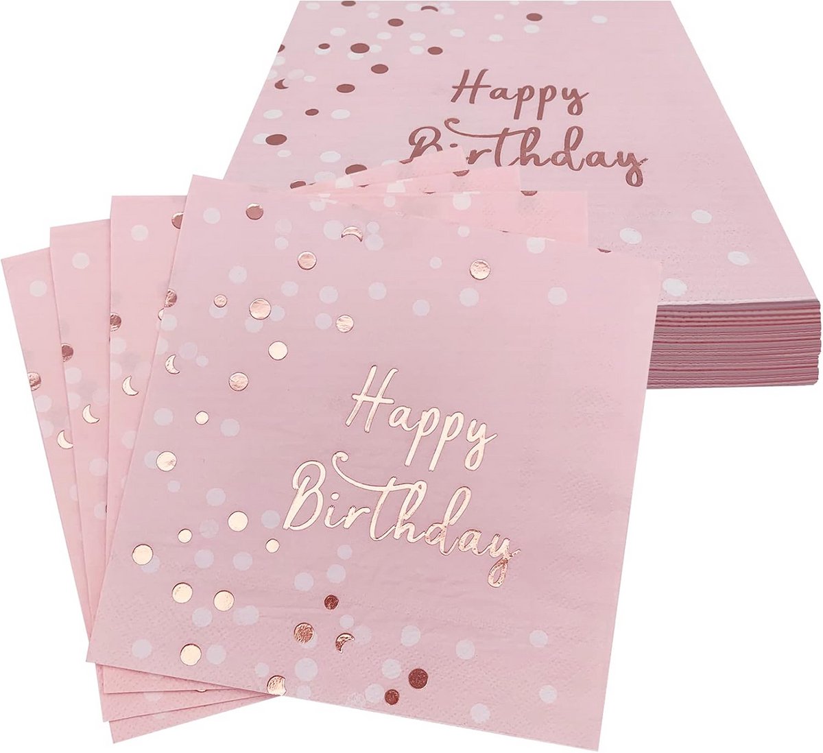 32 Roze 3-laags Servetten voor Meisjes Verjaardag Party Decoratie
