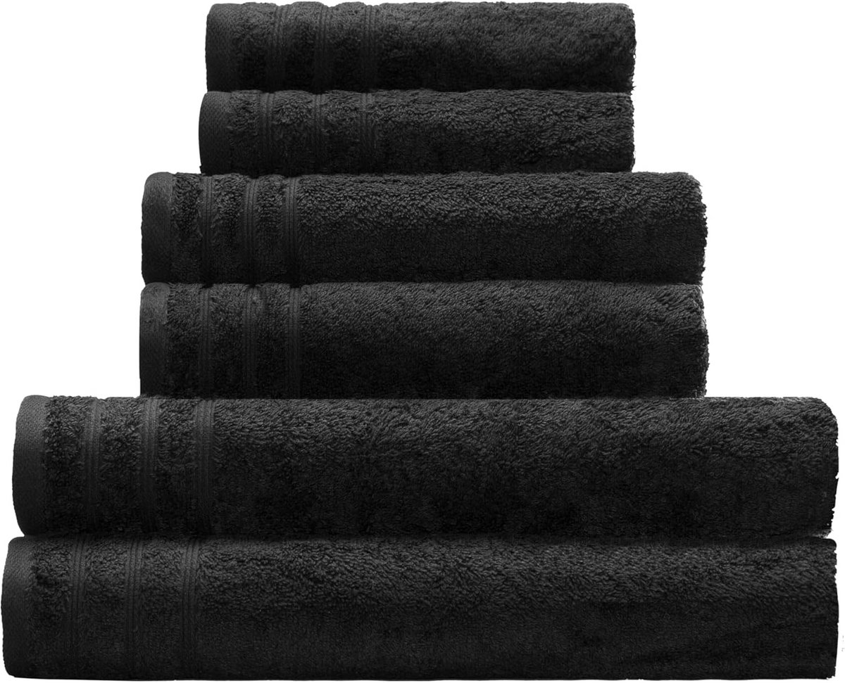 Royal Handdoek 70 x 140 cm - Zwart