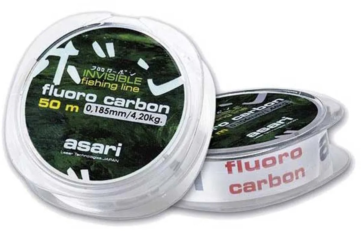 Asari Invisible Flurocarbon 50 M Wit 0.370 mm