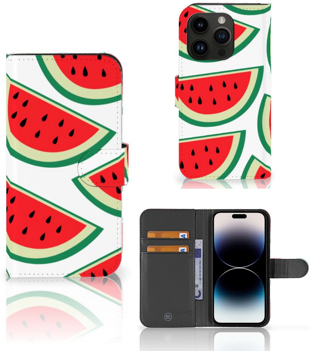 iPhone 15 Pro Book Cover Watermelons