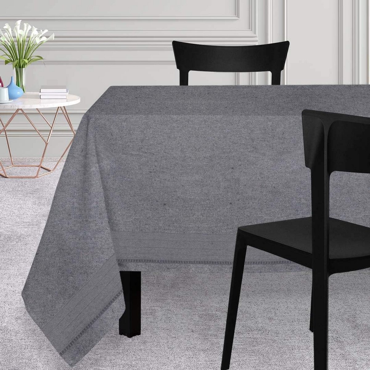 Grijs Tafelkleed 180 x 180 cm - Elegant en Waterdicht