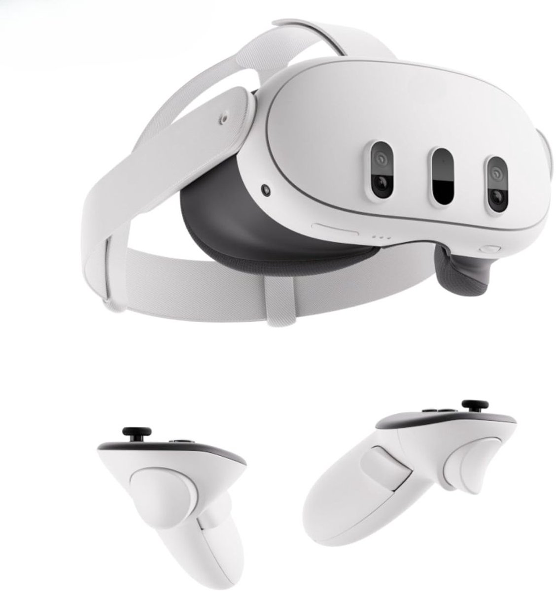 DYNA® VR Bril met controllers - VR Bril - VR-brillen - Wit - 22cm x 21cm x 12cm