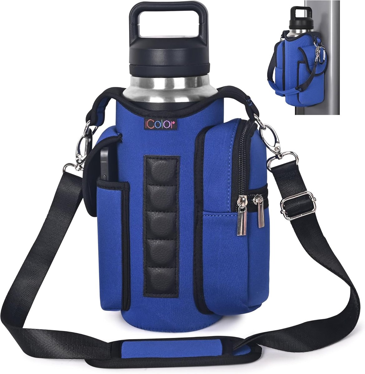 Magnetische Waterfles Tas met Vakken voor Mobiele Telefoon - Drager voor Sport en Fitness