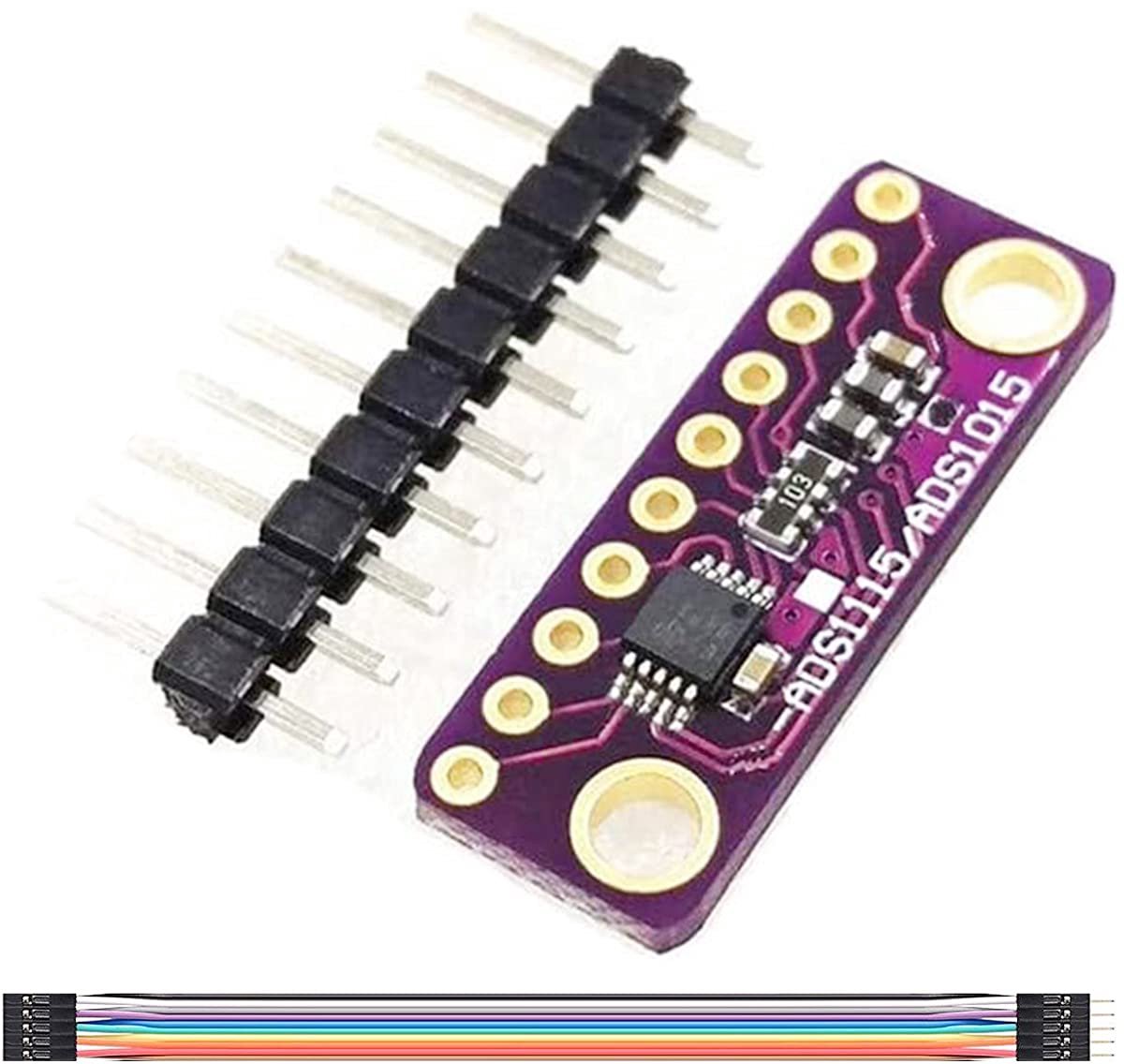 12-Bit Analog to Digital Converter Module met DuPont Kabel voor Arduino - Precisie ADC Ontwikkelbord