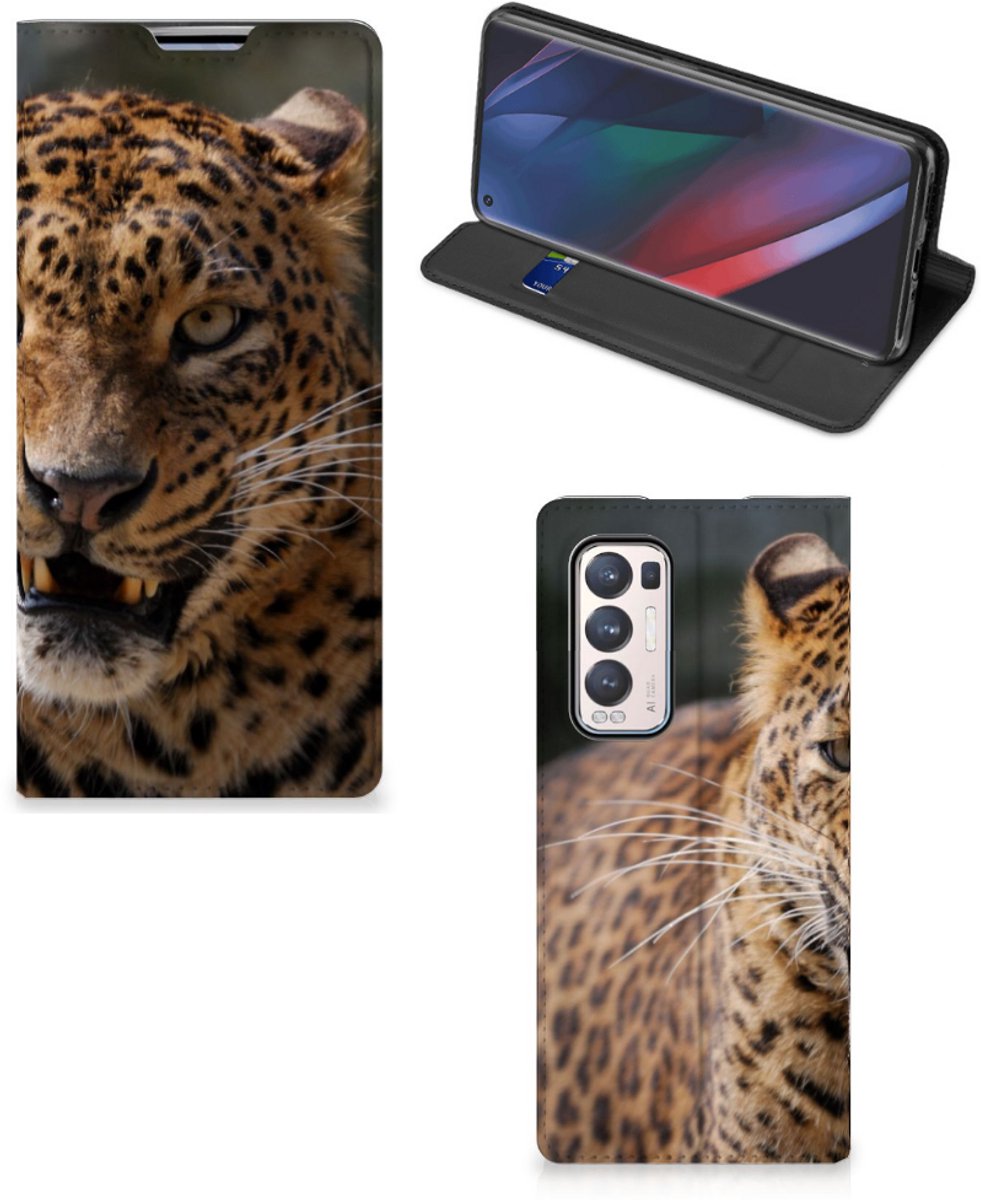 OPPO Find X3 Neo Hoesje maken Luipaard