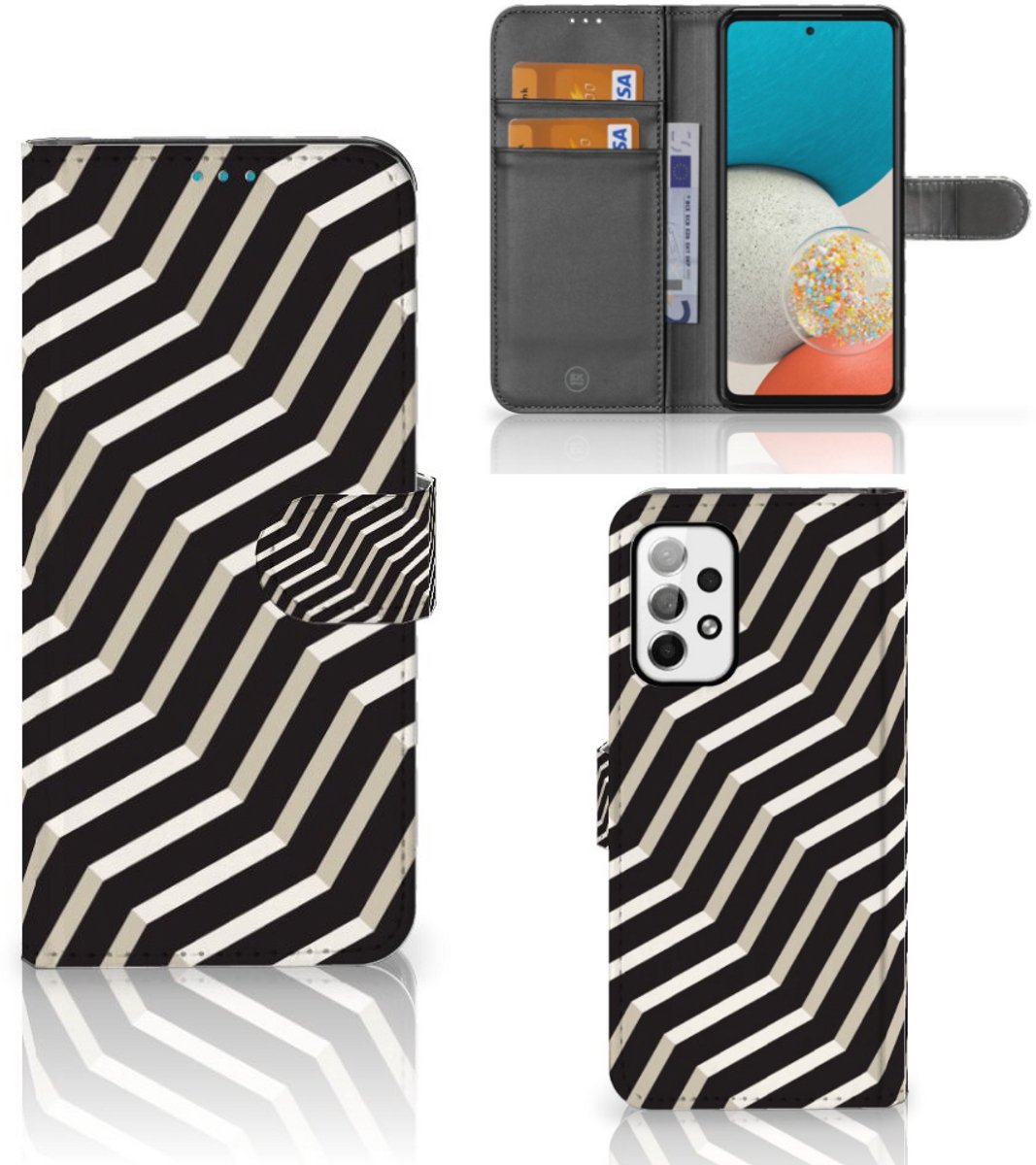 Samsung Galaxy A73 5G Book Case Illusion