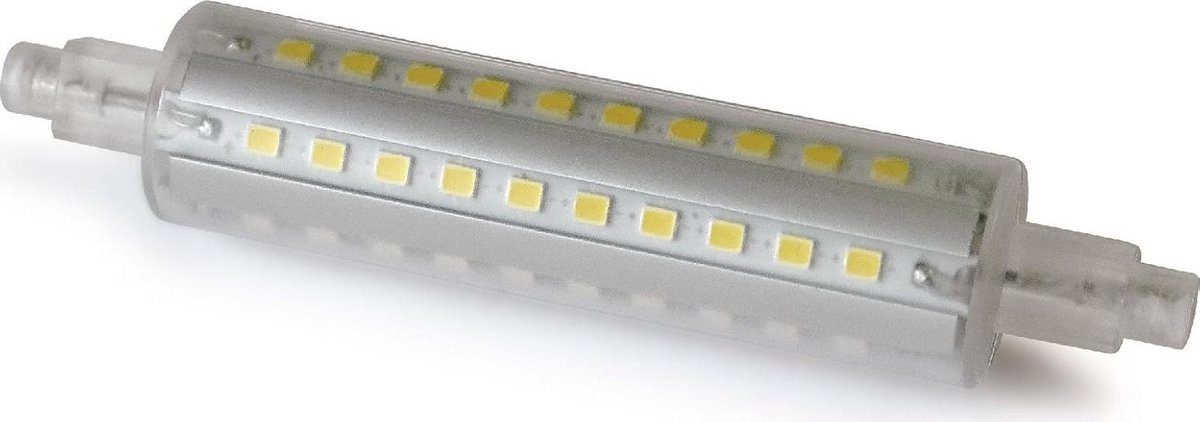 LED TL Buislamp 10W 1200 Lumen 4000K Koel Wit Lengte 118mm Dubbele Fitting