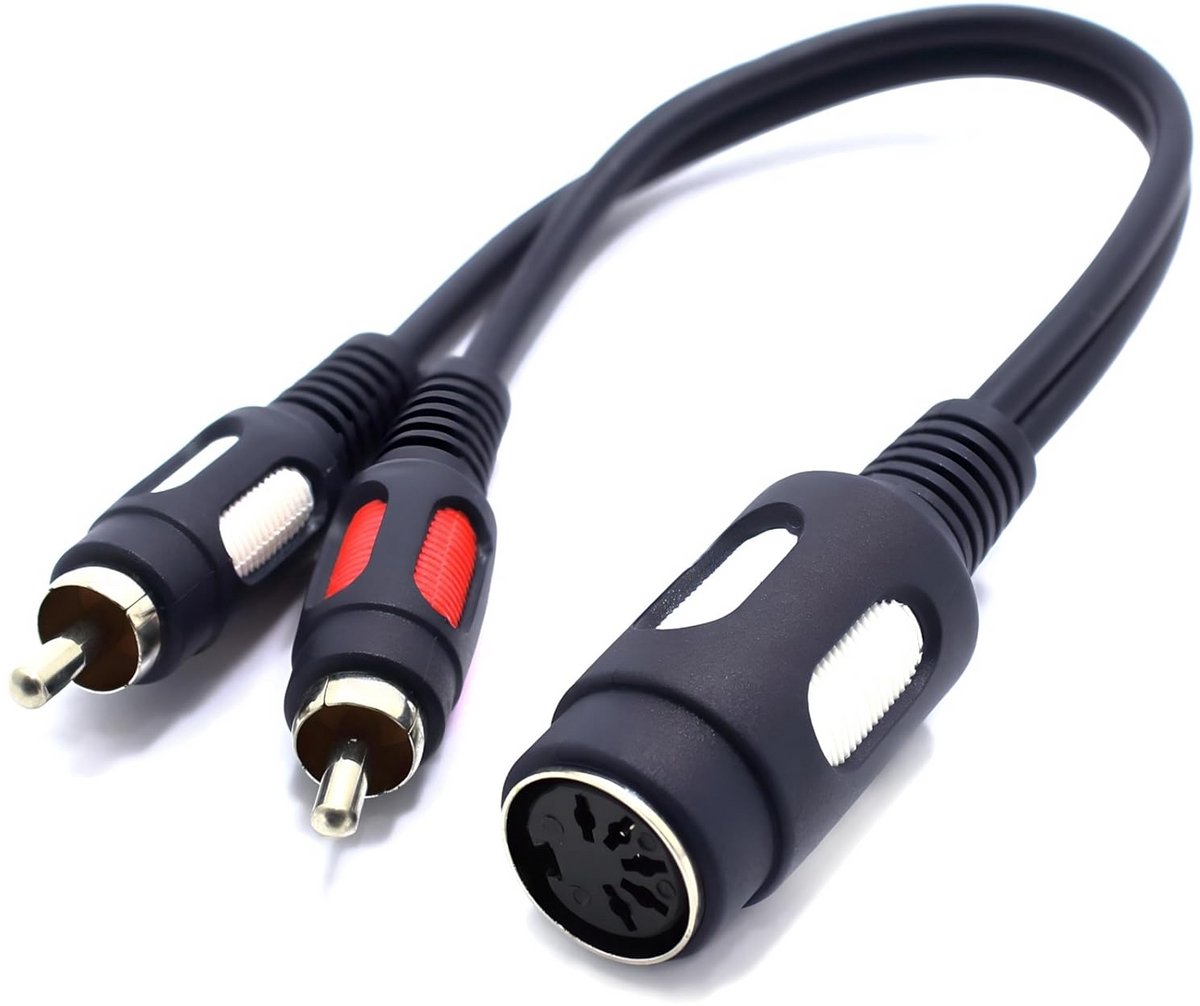 Adapterkabel DIN 5-pins naar RCA voor Audioverbinding