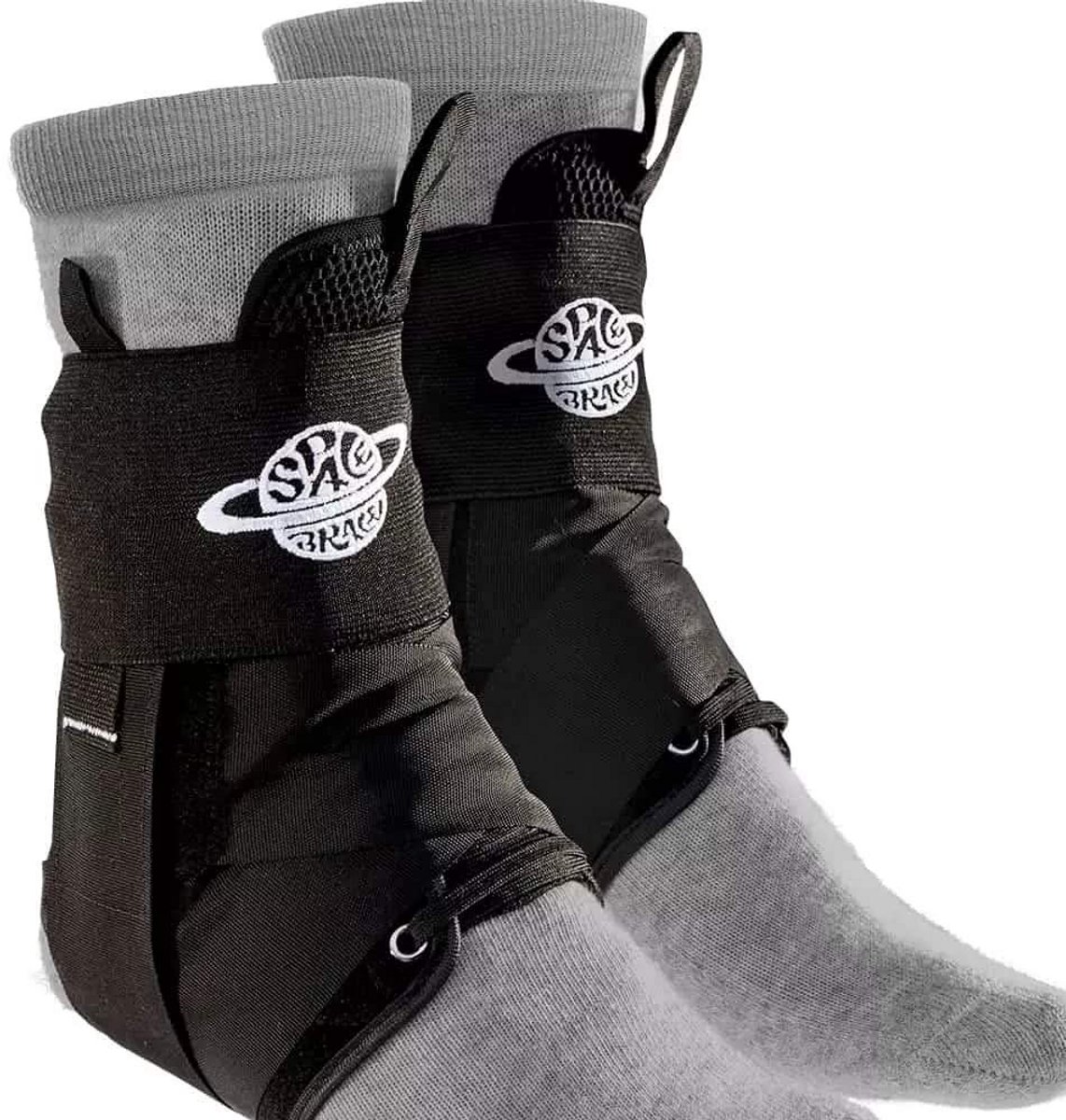 Enkelbeschermers voor Sportschoenen - Set van 2 - Zwart - Maat S