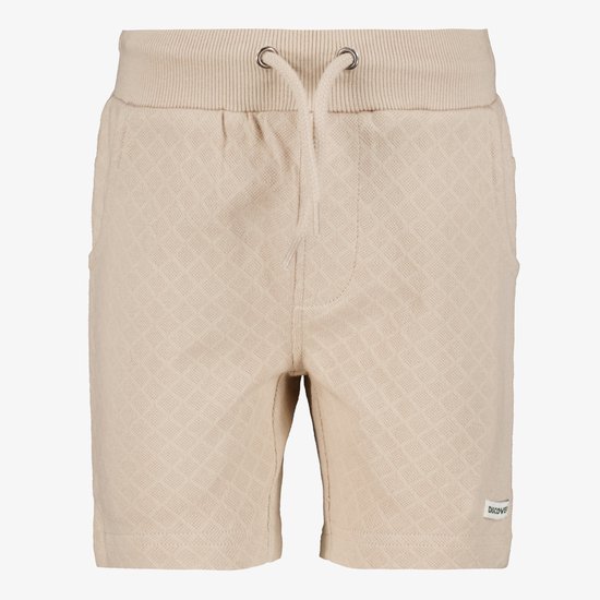 Unsigned jongens sweatshort beige - Maat 110