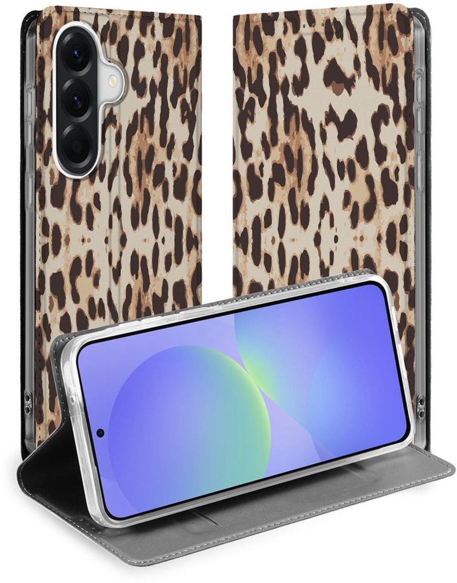 Bookcase Hoesje Samsung Galaxy A37 Leopard