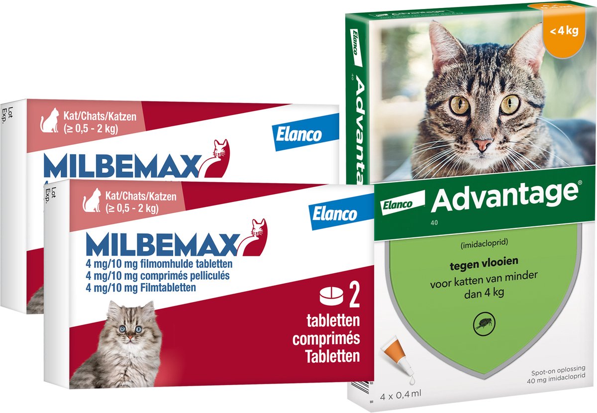 Elanco Preventiepakket Kitten 1 - 2 kg