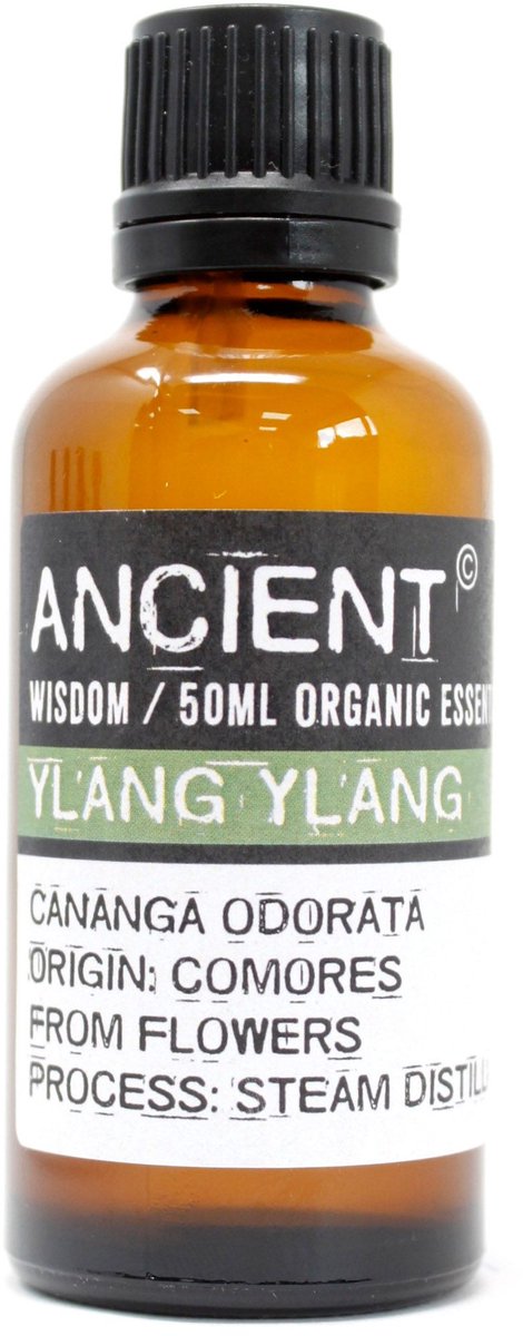 Biologische Etherische Olie Ylang Ylang - 50ml - Essentiële Oliën Aromatherapie - Essentiële Ylang Ylang Olie