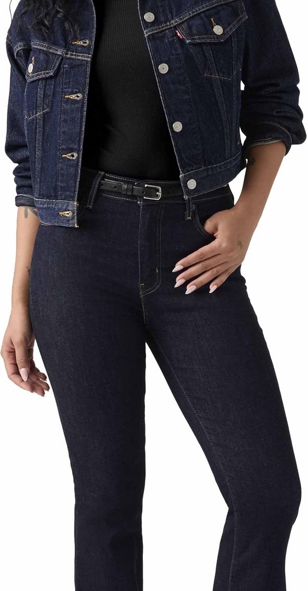Dames Jeans met Hoge Taille Bootcut Fit
