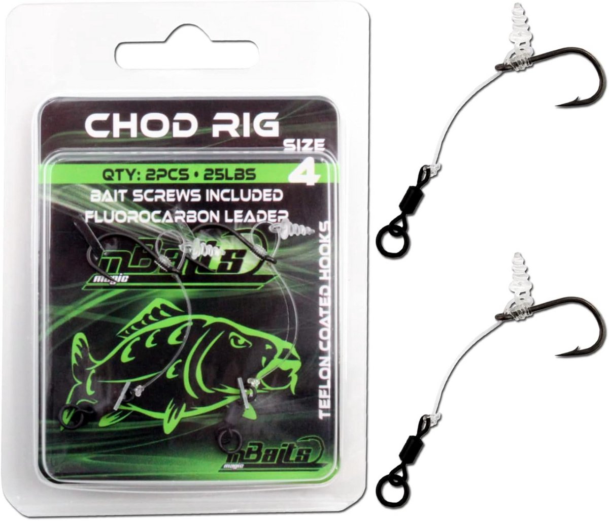 Kant-en-klare Chod Rigs voor Pop-ups - Sterke Teflon Haken