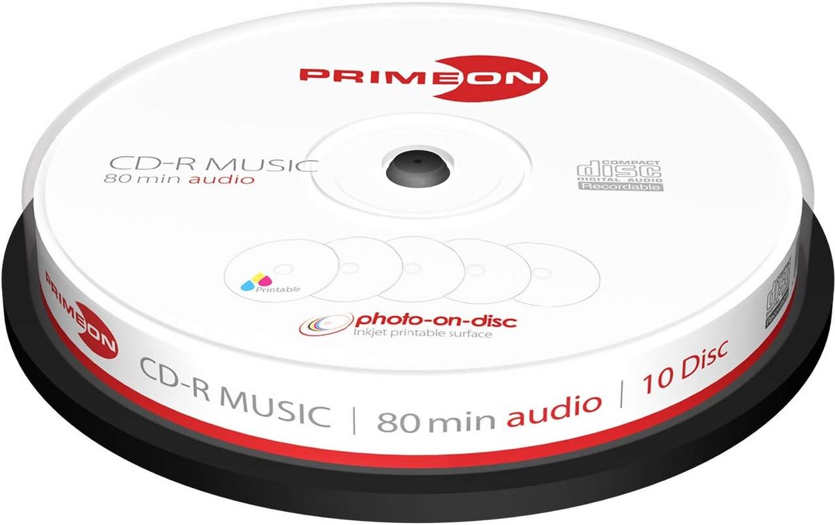 Navcd's Audio 80 Minuten Opnamecapaciteit Bedrukbaar voor Inkjetprinters