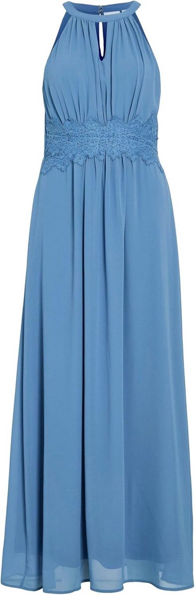Dames Maxi Jurk Halterneck Lange Feestjurk