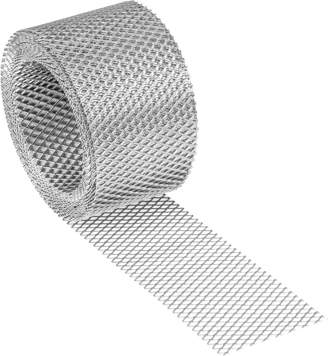 Aluminium Dakrandrooster op Rol 50mm x 5m - Ventilatie Rooster met Vogelbescherming