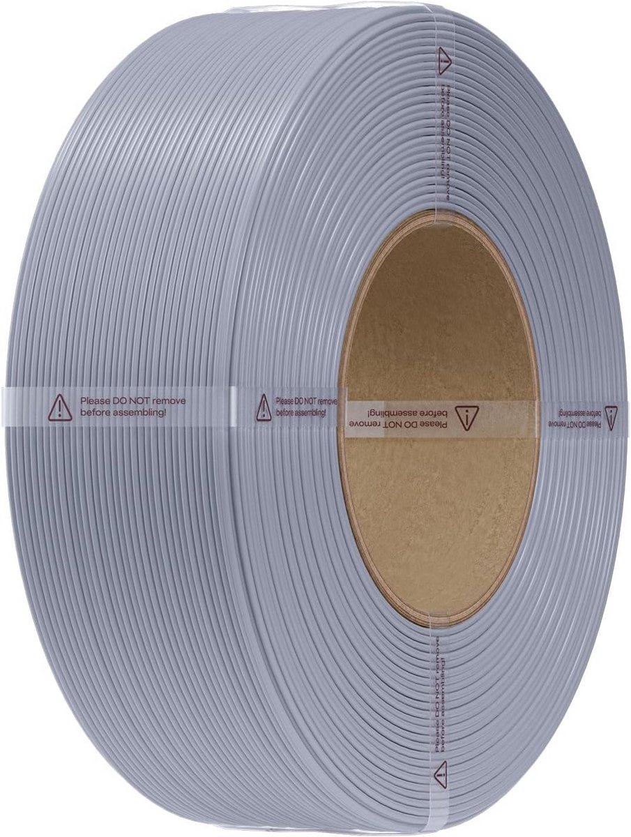 PETG 3D Printer Filament 1.75mm Spoelloos 1kg Grijs Hoge Nauwkeurigheid