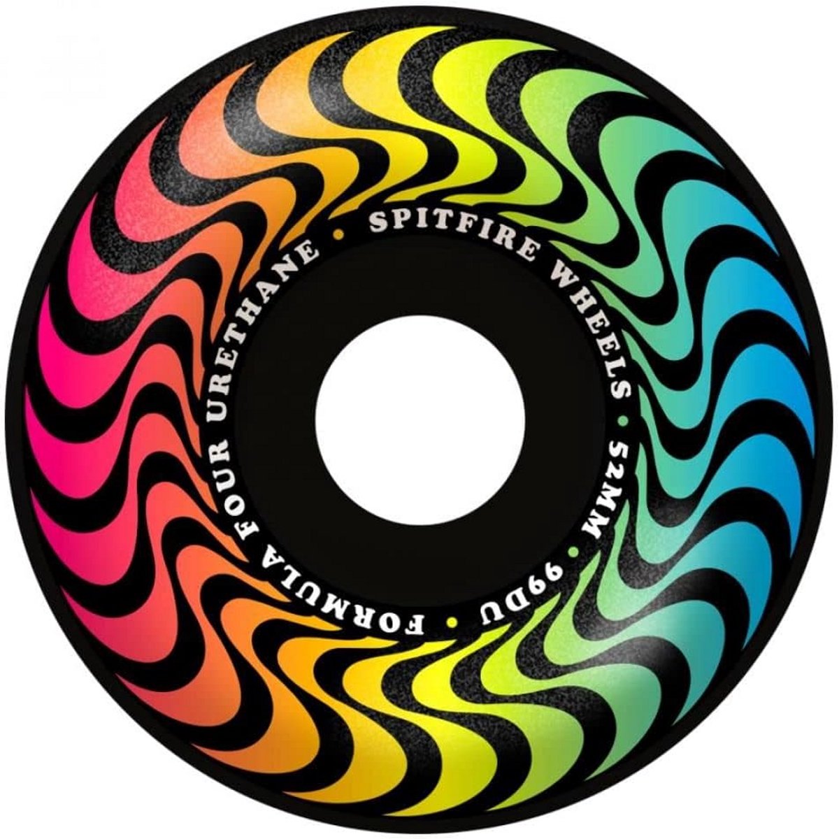 Set van 4 Skateboard Wielen 53mm 99DU voor Alle Terreinen
