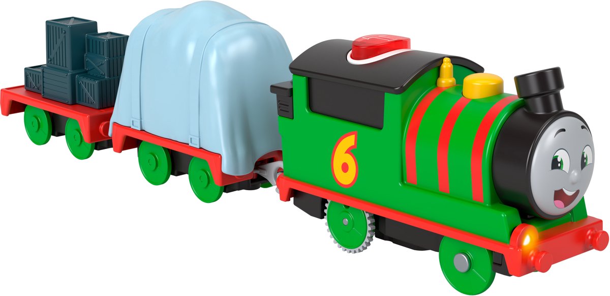 Mattel speelgoed trein Thomas & Friends Talking Percy met geluid.