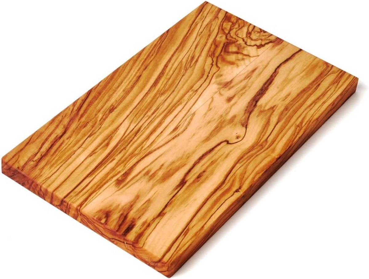 Stevige Houten Snijplank van Olijfhout - 27 cm Lengte