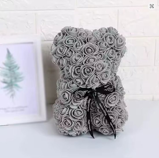 Teddy Rroos Kunstmatige Teddy Roos Beer 25 cm – Romantisch Cadeau met Rozen ...