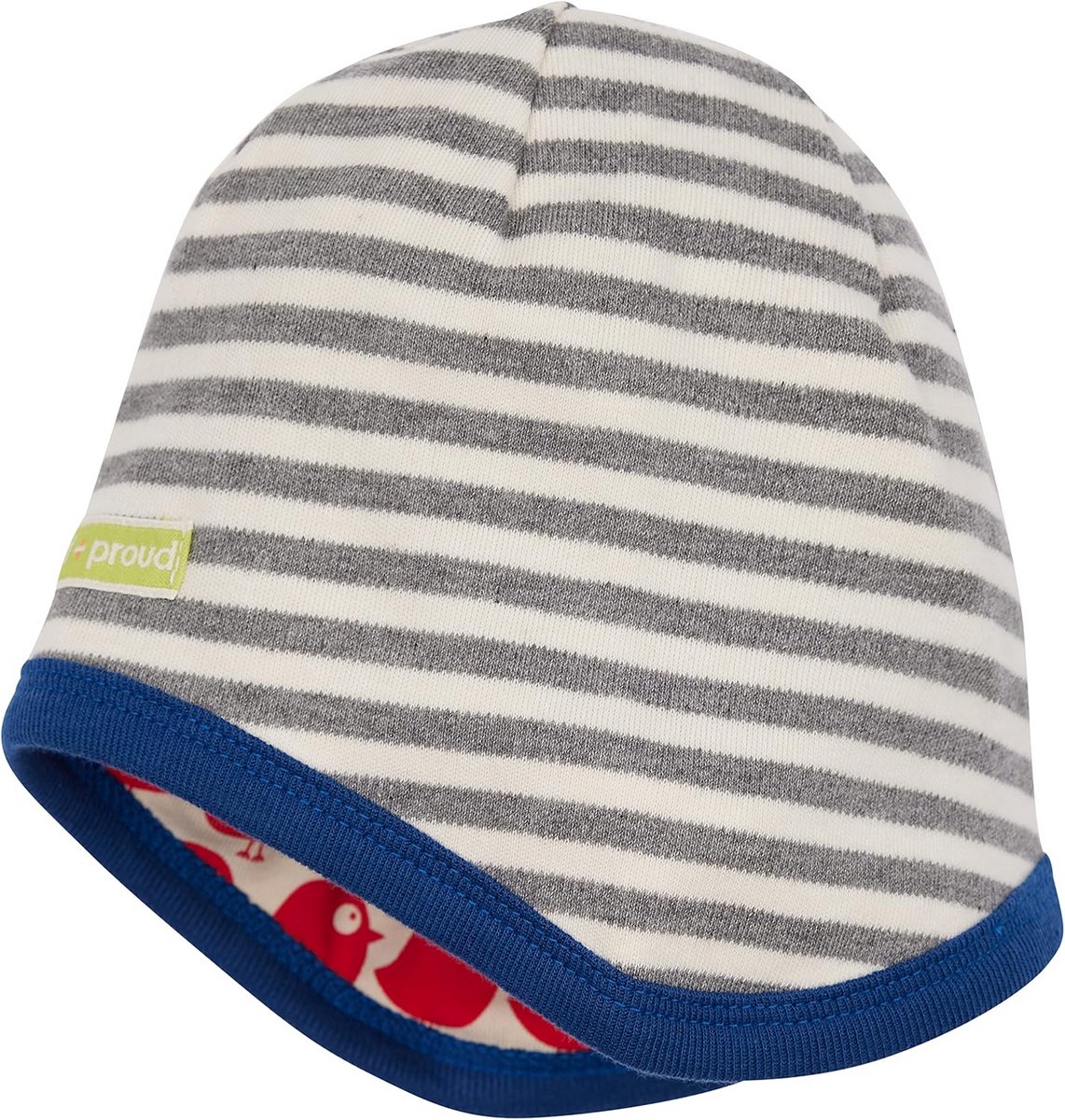 Omkeerbare Baby Muts GOTS Gecertificeerd Unisex - Zachte Katoenen Muts
