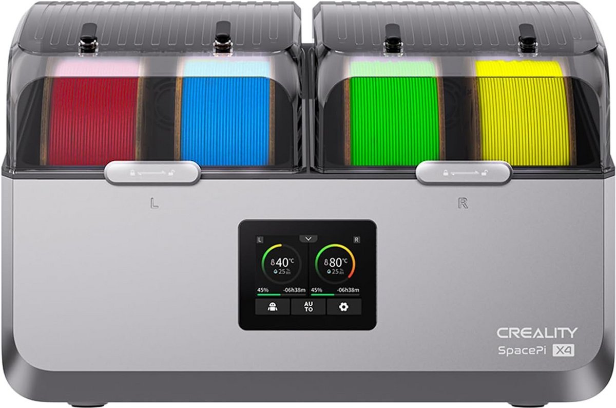 Filament Droger en Opslagbox met Dubbele Verwarmde Kamers voor 3D Printer Filament