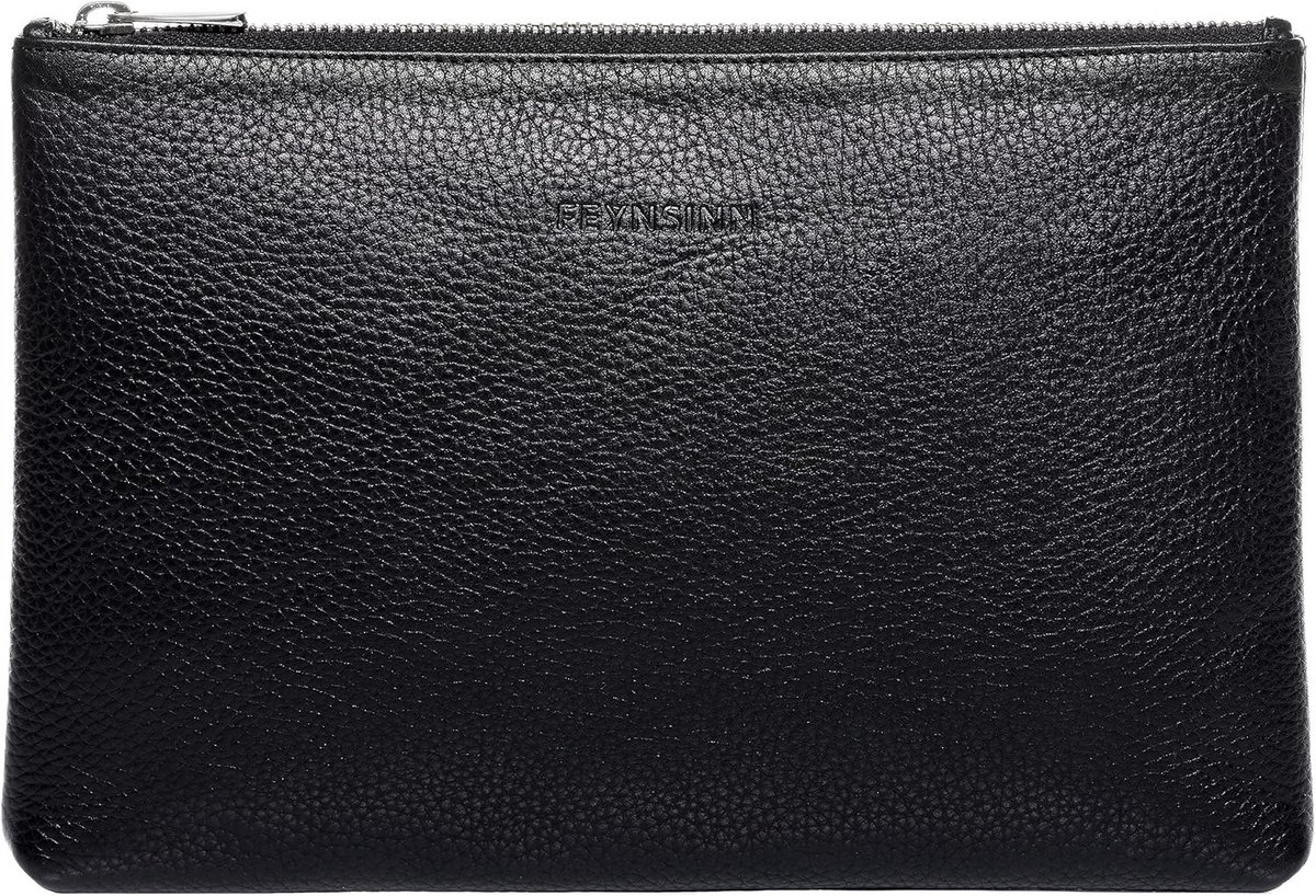 Elegante laptoptas van nappaleer voor dames met lange hengsels - Geschikt voor 13 inch