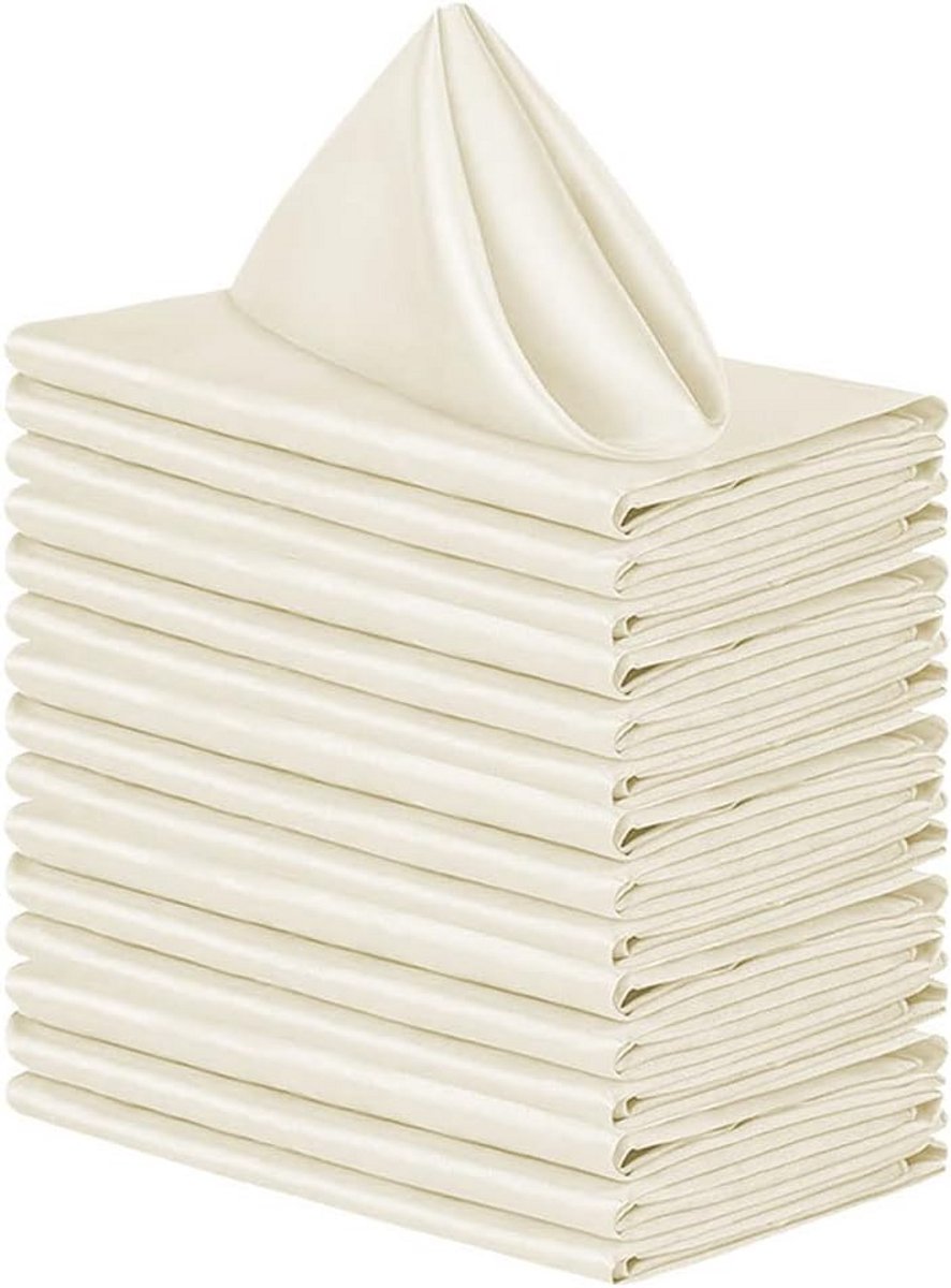 Set van 4 6 8 of 12 Zachte Wasbare Stoffen Servetten voor Diner en Feest