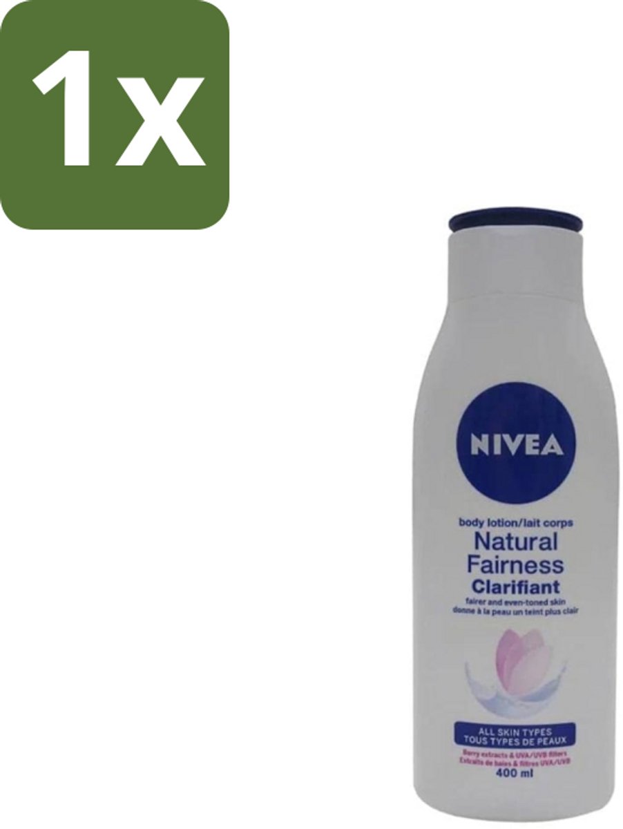 Nivea – Bodylotion – Natural Fairness Clarifiant – 400 ml - 1 stuk