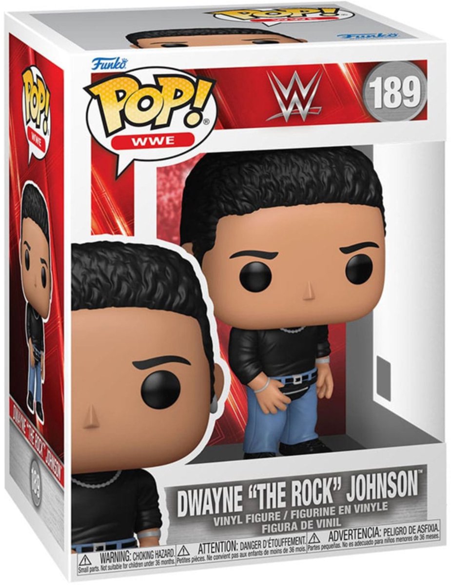 Pop WWE: Dwayne "The Rock" Johnson - Funko Pop #189