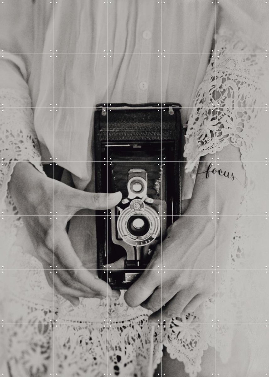 IXXI Photography Focus, STUDIO HANNAH LEMHOLT - 100 x 140 cm - Gratis ophangtool - Grote wanddecoratie en posters - Vintage, Fotografie, Woonkamer